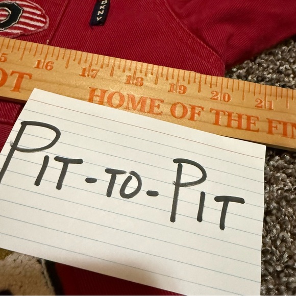 DKNY jeans‎ culture M Vibrant Red Embroidered patches crop bomber Jacket zip Y2K - Picture 7 of 8